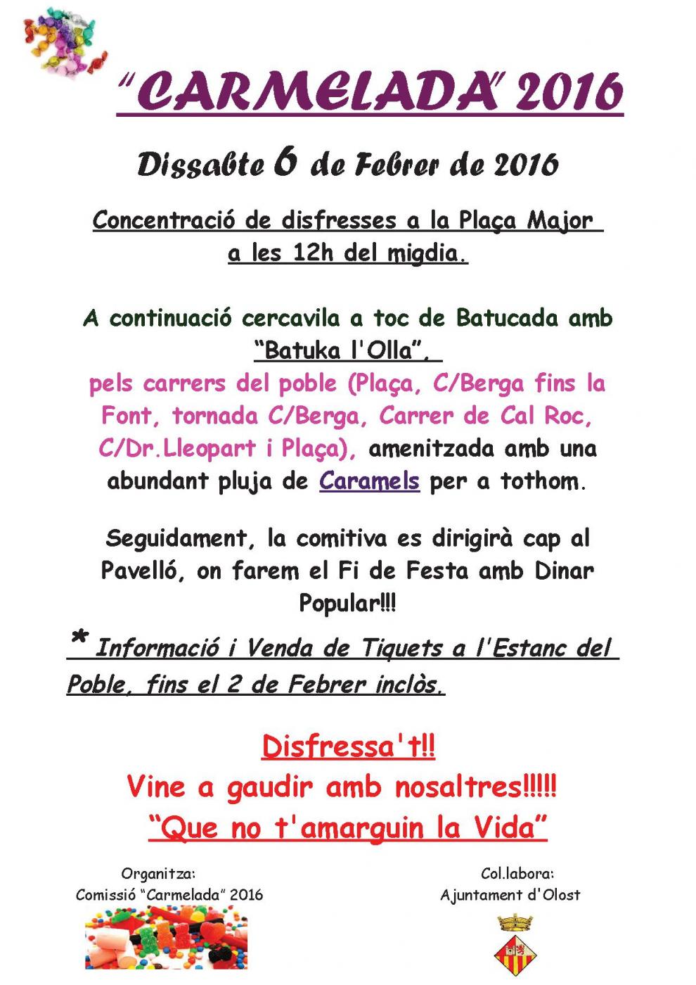 Carnestoltes a Olost: 